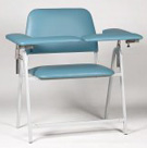 Ergonomic Height Wide Blood Drawing Chair with two flip arms